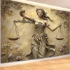 tapisserie de déesse de la justice – art mural moderne pour le style de la maison, parfait pour les salons et les chambres à coucher, design unique