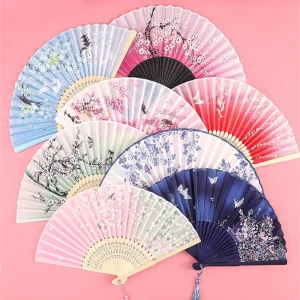 Éventail à Main Vintage InjFolding en Bambou pour Femme, Accessoires de Performance de brevChinois Japonais, Cadeaux de GérCraft, Ornements de Décoration de Maison Éventail à Main Vintage InjFolding en Bambou pour Femme, Accessoires de Performance de brevChinois Japonais, Cadeaux de GérCraft, Ornements de Décoration de Maison