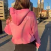 harajuku – sweat à capuche ample avec motif de portrait imprimé pour femmes, fermeture éclair, mode rétro, coton chaud, vêtements y2k pour hommes, streetwear décontracté