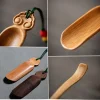 service à thé chazhen traditionnel fait à la main, accessoires de service à thé, plateaux de dosage de grains de café, distributeur d'assaisonnement, outils cadeaux