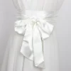 ceinture large en satin de soie pour femmes, élégante, amincissante, solide, japonaise, obi, à lacets, peignoir, robe kimono, corset, cummerbund