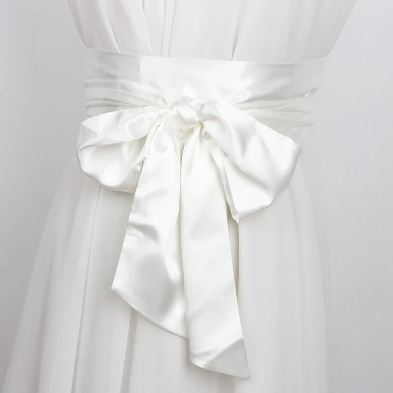ceinture large en satin de soie pour femmes, élégante, amincissante, solide, japonaise, obi, à lacets, peignoir, robe kimono, corset, cummerbund ceinture large en satin de soie pour femmes, élégante, amincissante, solide, japonaise, obi, à lacets, peignoir, robe kimono, corset, cummerbund