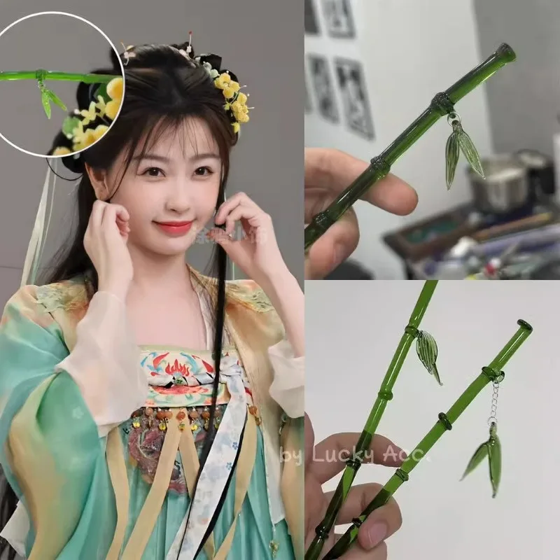 bâton de cheveux en résine verte de style chinois antique pour femmes, baguettes en acrylique vintage, épingle à cheveux, accessoires pour cheveux bâton de cheveux en résine verte de style chinois antique pour femmes, baguettes en acrylique vintage, épingle à cheveux, accessoires pour cheveux