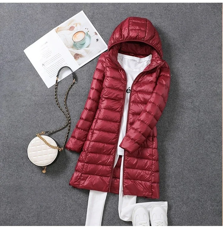 veste longue bouffante ultra légère et pliable pour femme, manteau chaud à capuche détachable, parka 5xl 7xl, nouvelle collection automne hiver 2023 veste longue bouffante ultra légère et pliable pour femme, manteau chaud à capuche détachable, parka 5xl 7xl, nouvelle collection automne hiver 2023