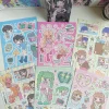 japonais shibuya fille autocollants kawaii personnage autocollants manuel journal scrapbook autocollants faciles à poser autocollants coréens mignon doux cool