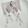 chaîne de téléphone portable avec nœud pour fille, nouveau style ins japonais et coréen, sac perlé fait à la main, porte clés de voiture suspendu, pendentif de sac pour carte d'appareil photo