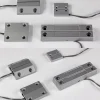 capteur de porte nc pour système d'alarme de sécurité, obturateur roulant filaire en métal, contact magnétique, interrupteur reed