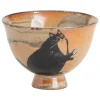 tasse à thé japonaise rétro vintage en céramique, tasse à thé chinoise kung fu hôte, tasse unique faite à la main, tasses de dessin animé de chat mignon, verres à thé