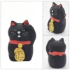 statue de chat japonais zakka, figurines miniatures en résine, jouets artisanaux, ornement de voiture, décoration de maison, accessoires de photographie