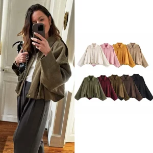 Vestes automne femmes 2025 nouveaux vêtements d&rsquo;extérieur Chic élégant ample chaud femmes manteau rue jeunesse mode Joker manteau veste