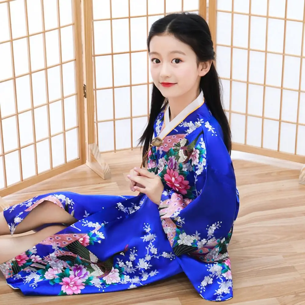 kimono japonais traditionnel imprimé floral pour enfants, robe kimono sakura pour enfants asiatiques, nouvelle élégance kimono japonais traditionnel imprimé floral pour enfants, robe kimono sakura pour enfants asiatiques, nouvelle élégance