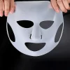 couverture de masque en silicone, masque fixe monté sur l'oreille pour hydrater et absorber l'essence, outil de soins du visage réutilisable