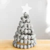décorations d'arbre de noël en bois nordique créatif, petits ornements de bureau