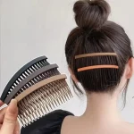 Peigne à cheveux pour femmes, grande épingle à cheveux Simple, frange, Arrangement fixe, bandeau cassé, peigne pour tête arrière, accessoires pour cheveux