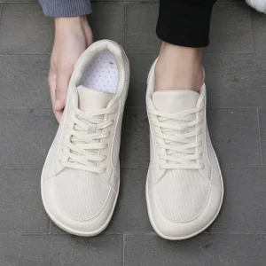 Chaussures décontractées à bout large pour hommes et femmes, pieds nus, semelle souple, plates, antidérapantes, de marche, grande taille, confortables