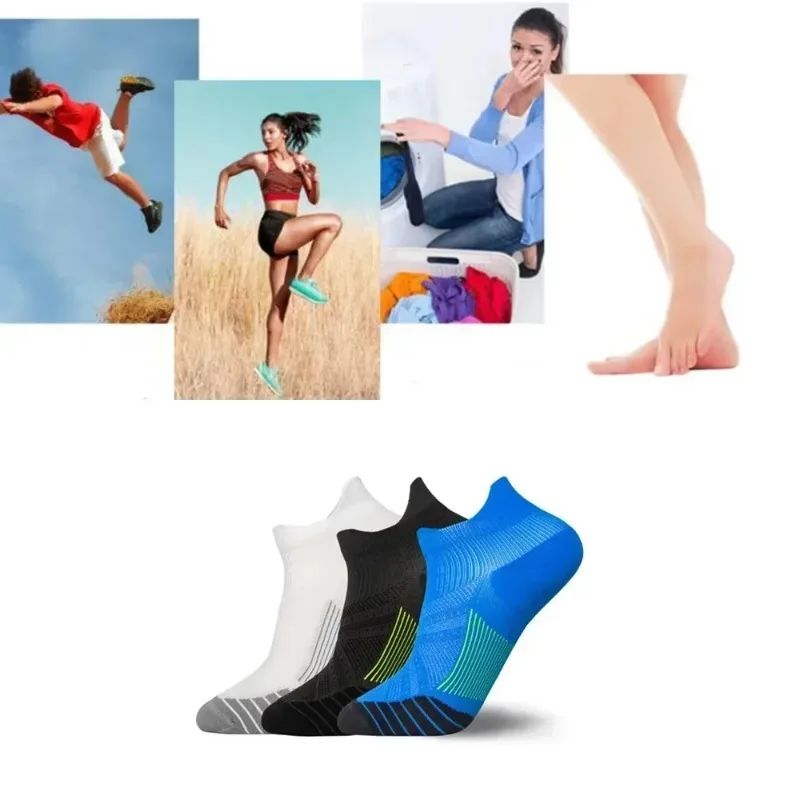 1 paire de chaussettes de cheville de sport, tricot épais, coupe basse, respirantes, séchage rapide, pour le fitness en plein air, la course à pied, la randonnée, résistantes à l'usure, chaudes 1 paire de chaussettes de cheville de sport, tricot épais, coupe basse, respirantes, séchage rapide, pour le fitness en plein air, la course à pied, la randonnée, résistantes à l'usure, chaudes