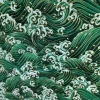tissu feuille d'or fait à la main, style japonais, ondulation ondulée, tissu artisanal bleu noir, 2 couleurs, vente en gros domestique, qualité supérieure