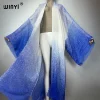 winyi kimono 2025 été dégradé couleur tenues de plage pour les femmes couvrir manteau long élégant afrique manteau maxi robe boho maillots de bain