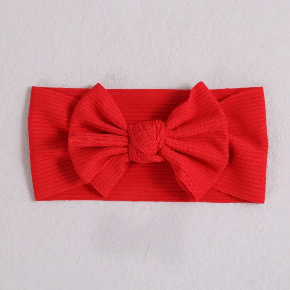 bandeau de sauna rouge pour bébés filles, accessoires pour cheveux, nœud solide, turban pour enfants bandeau de sauna rouge pour bébés filles, accessoires pour cheveux, nœud solide, turban pour enfants