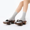 chaussettes japonaises à deux orteils pour hommes et femmes, tongs kimonos, sandales, bas en coton, chaussette fendue, anti friction, soie nia shoe sox, 1 paire, 2 paires