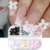 Breloques à ongles de luxe pour la décoration de nœuds japonais mignons, pièces de ruban Kawaii, conception de figurines de bijoux, faux accessoires et outils de manucure