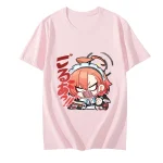 Blue Archive Neru T-shirt d’été en coton pour homme, T-shirt à manches courtes, Cool Cartoon, Vêtements blancs de haute qualité, T-shirt à col rond, T-shirt mignon Blue Archive Neru T-shirt d’été en coton pour homme, T-shirt à manches courtes, Cool Cartoon, Vêtements blancs de haute qualité, T-shirt à col rond, T-shirt mignon