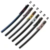 saya fourreau d'épée japonaise, matériau en bois, laqué noir brillant, avec cordon de sageo, gaine d'épée katana, personnalisé disponible