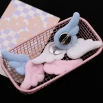 1 paire de petites ailes d&rsquo;ange, broche de Style japonais, décor de vêtements doux Y2K, peluche aile d&rsquo;ange, broche moelleuse, décoration de sac