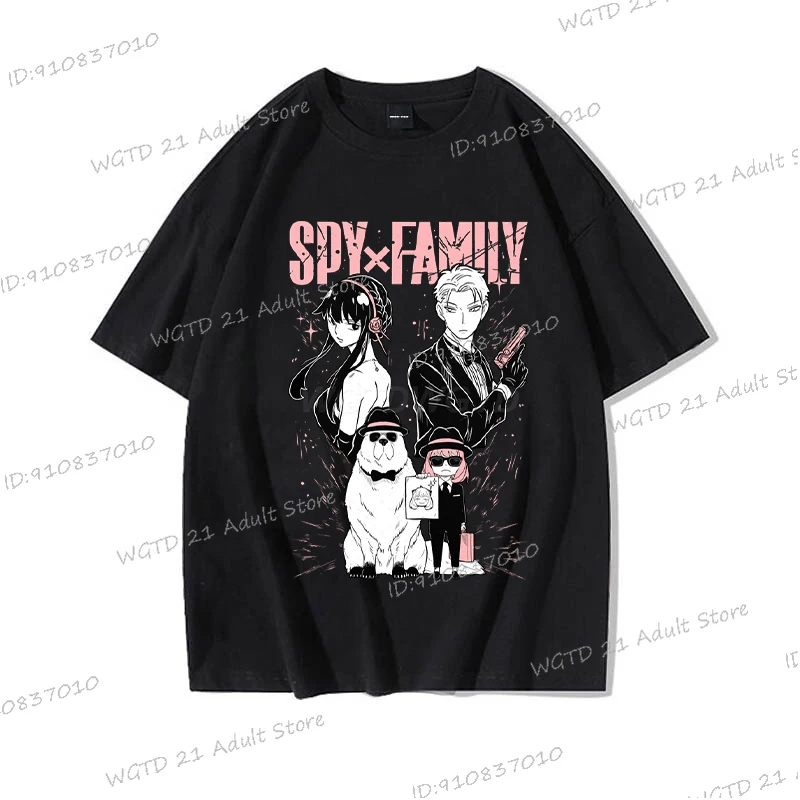 japanese anime anya forger spy x family printed t shirt women men casual harajuku cute crewneck short sleeve coton t shirt japanese anime anya forger spy x family printed t shirt women men casual harajuku cute crewneck short sleeve coton t shirt