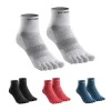 1/2/4 paire COOLMAX orteil chaussettes athlétique course évacuation de l&rsquo;humidité cinq doigts chaussettes respirant léger Marathon Sport orteil chaussettes