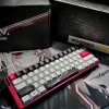 130 touches yuki aim japonais anime colorant sublimation pbt keycap cherry profil clavier personnalisé keycap pour mx commutateurs clavier de jeu