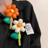 broche fleur en tissu pour femme et fille, pull créatif, vêtements, décoration, ornements de ix, cadeau, nouvelle mode