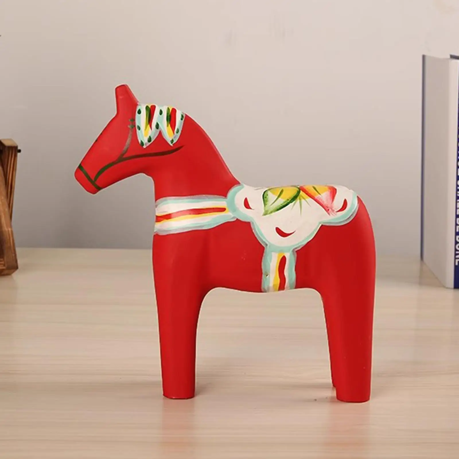 ornement de cheval dala en bois peint à la main, figurine de cheval décorative nordique, collection, décor à la maison, cadeau chauffant 007 ornement de cheval dala en bois peint à la main, figurine de cheval décorative nordique, collection, décor à la maison, cadeau chauffant 007