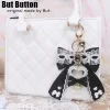 porte clés pendentif diamant de style japonais, doux, lolita gothique, jobow, chaîne de perles, dentelle, sac ita, paquet de pilules, y2k