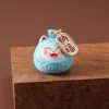 nouveau japonais chanceux chat sac pendentifs japon daruma porte clés cloches pendentif chat chanceux porte clés bonne fortune richesse charme bijoux cadeau