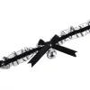 collier esthétique en dentelle pour femmes, ras du cou avec nœud papillon, mignon, gothique, simple, sexy, joli pendentif, bijoux à la mode
