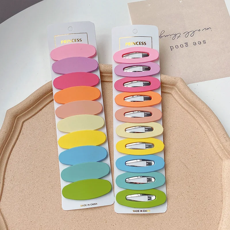 pinces à cheveux pour femmes et filles, 10 pièces, ornement géométrique coloré, épingles à cheveux douces pour adultes et enfants, accessoires pour cheveux féminins pinces à cheveux pour femmes et filles, 10 pièces, ornement géométrique coloré, épingles à cheveux douces pour adultes et enfants, accessoires pour cheveux féminins