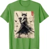 t shirt graphique chat noir kokor, t shirt anime, art japonais vintage, style kawaii mignon et drôle, tenue graphique à manches courtes, amoureux des chatons