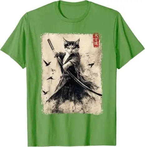 t shirt graphique chat noir kokor, t shirt anime, art japonais vintage, style kawaii mignon et drôle, tenue graphique à manches courtes, amoureux des chatons t shirt graphique chat noir kokor, t shirt anime, art japonais vintage, style kawaii mignon et drôle, tenue graphique à manches courtes, amoureux des chatons