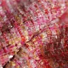 redraspberry tissu en tweed rouge et rose pour femme, matériel de vêtement, automne, veste, robe, manteau, jupe, bricolage, couture, gril, livraison gratuite, 145cm