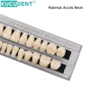 jeu de dents en résine composite dentaire, 28 pièces, remplacement complet de la bouche, prothèse dentaire en résine acrylique 22/23 ombres a2/a3, modèle d'enseignement de la dentisterie
