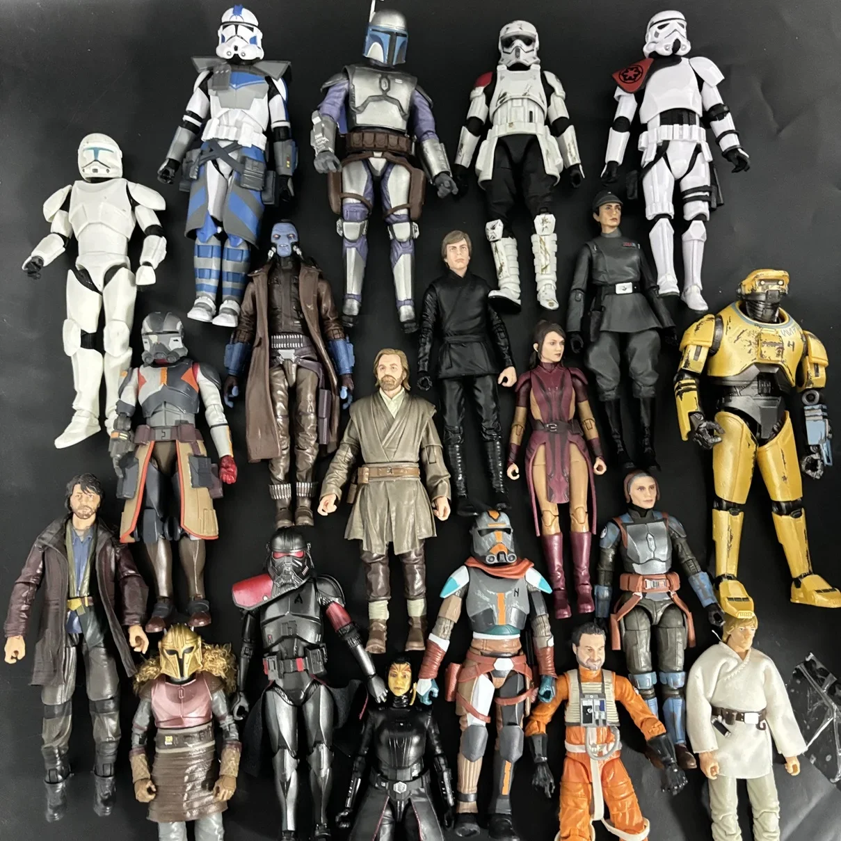 star wars série noire mandalorien boba fett stormtrooper trappeur loup obi wan kenobi figurine modèle jouet passe temps cadeau star wars série noire mandalorien boba fett stormtrooper trappeur loup obi wan kenobi figurine modèle jouet passe temps cadeau