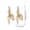 koi carpe pendentif poisson rouge boucles d'oreilles accessoires oreille bijoux poisson rouge eardrop creux goutte d'eau métal boucles d'oreilles cadeaux