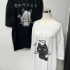 t shirt imprimé dessin animé japonais pour femmes, t shirts kawaii y2k, t shirts grunge, streetwear harajuku, t shirts décontractés pour filles, mode estivale