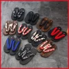 Geta – sabots traditionnels japonais à fond plat unisexe en bois Paulownia pour hommes et femmes, chaussures de Cosplay Ninja, tongs d&rsquo;été