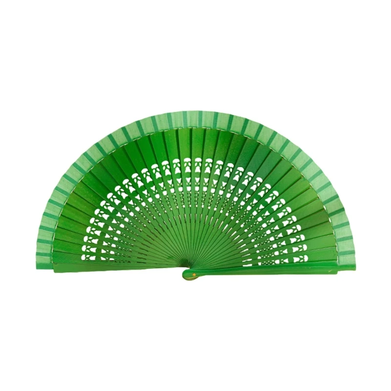 Éventail pliant en bois vintage chinois pour les artistes les amateurs culture Éventail pliant en bois vintage chinois pour les artistes les amateurs culture