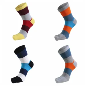 1 paire de chaussettes souples EU 39-44 à cinq doigts, Anti-transpiration, antibactériennes, en coton, respirantes, à bout fendu, pour hommes, sport 1 paire de chaussettes souples EU 39-44 à cinq doigts, Anti-transpiration, antibactériennes, en coton, respirantes, à bout fendu, pour hommes, sport
