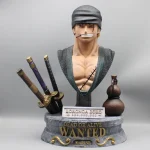 Roronoa Zoro Anime Bust Action Figure Modèle, Grande Statue Collection, Décoration De Bureau, Ornement Jouets, Cadeaux Garçons, 37.5cm, 1 Pc Roronoa Zoro Anime Bust Action Figure Modèle, Grande Statue Collection, Décoration De Bureau, Ornement Jouets, Cadeaux Garçons, 37.5cm, 1 Pc