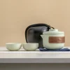 service à thé de voyage, petit cadeau, tasse kuaike portable, un pot, deux tasses, souvenir d'événement professionnel