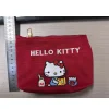 sac de maquillage rouge de grande capacité pour femmes, nouvelle mode kawaii, sac de rangement de voyage pour filles mignonnes, portefeuille zéro cadeaux, 2025